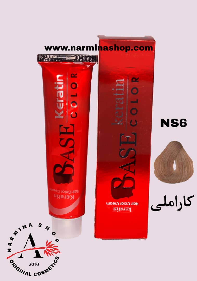 رنگ مو BASE کاراملی بیس NS6
