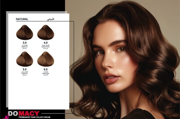 رنگ مو دوماسی سری طبیعی natural