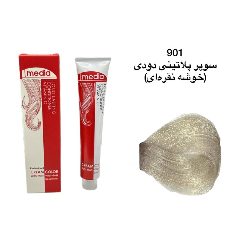 رنگ مو مدیا 901