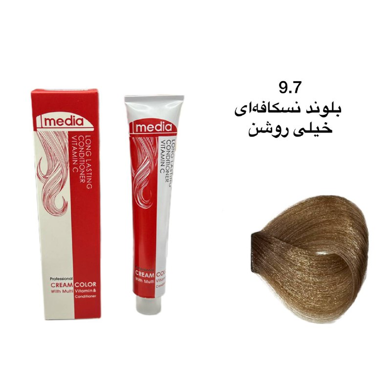 رنگ مو مدیا 9.7
