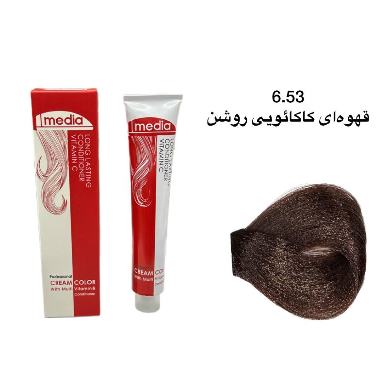رنگ مو مدیا 6.53