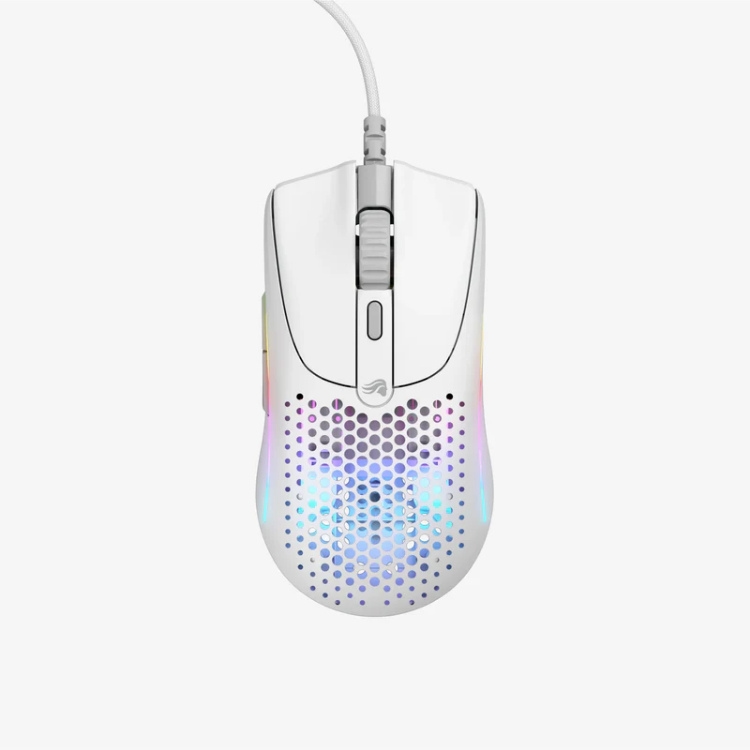 موس Glorious Model O2 Mini سیمی سفید