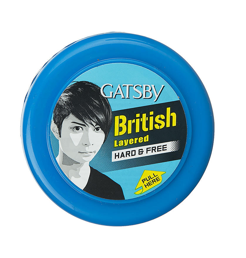 واکس مو گتسبی Gatsby آبی مدل British ظرفیت 75 میلی لیتر