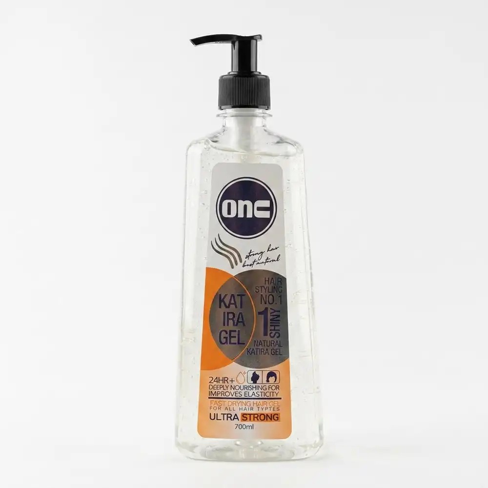 ژل موی کتیرا انس (ONC) مدل Ultra Strong حجم ۷۰۰ میلی‌لیتر (پوکه قدیم)
