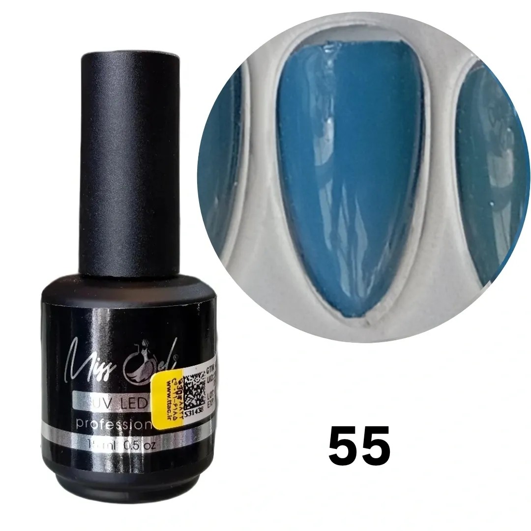 ژل لاک میس ژل شماره 55 Miss Gel