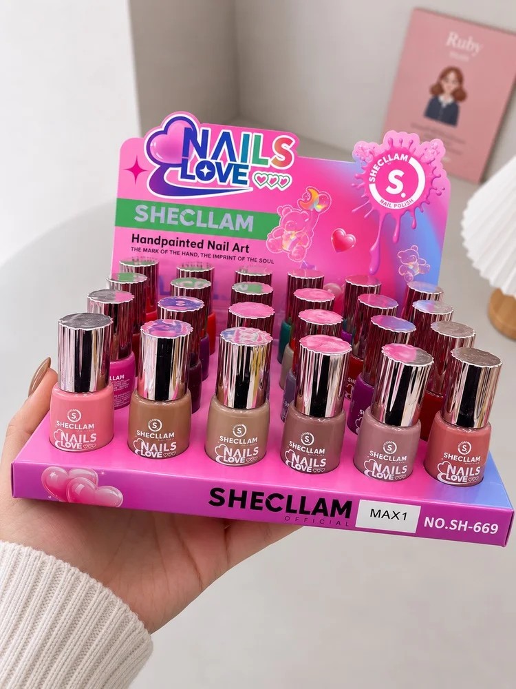 پک لاک ناخن شیکلام مدل Nails Love