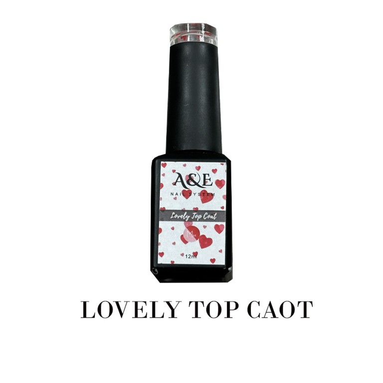 لاولی تاپ کات A&E ای اند ایی LOVELY TOP COAT حجم 12 میل صورتی