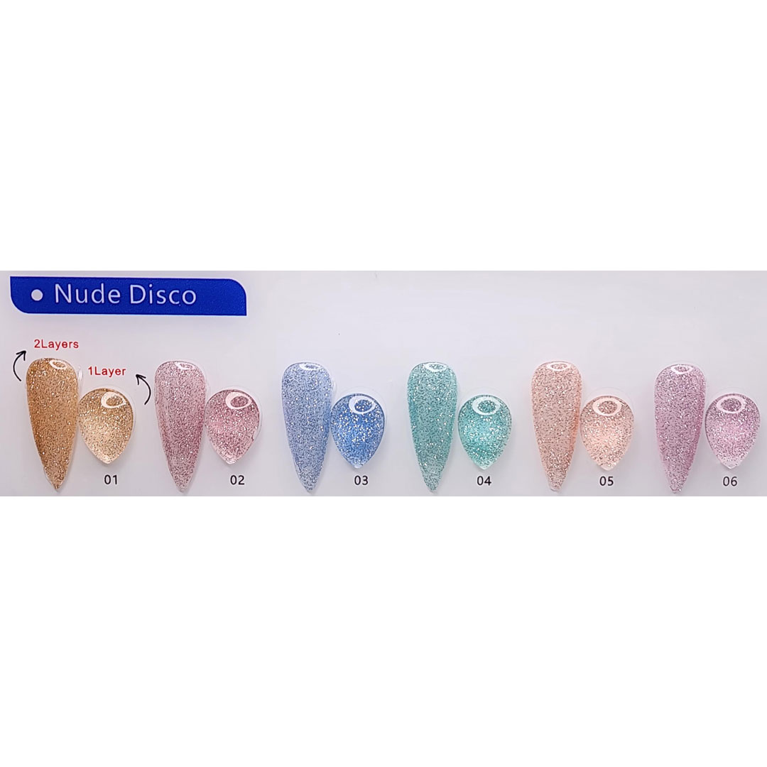 لاک ژل دیسکو نود برند والری حجم 12 میل nude disco