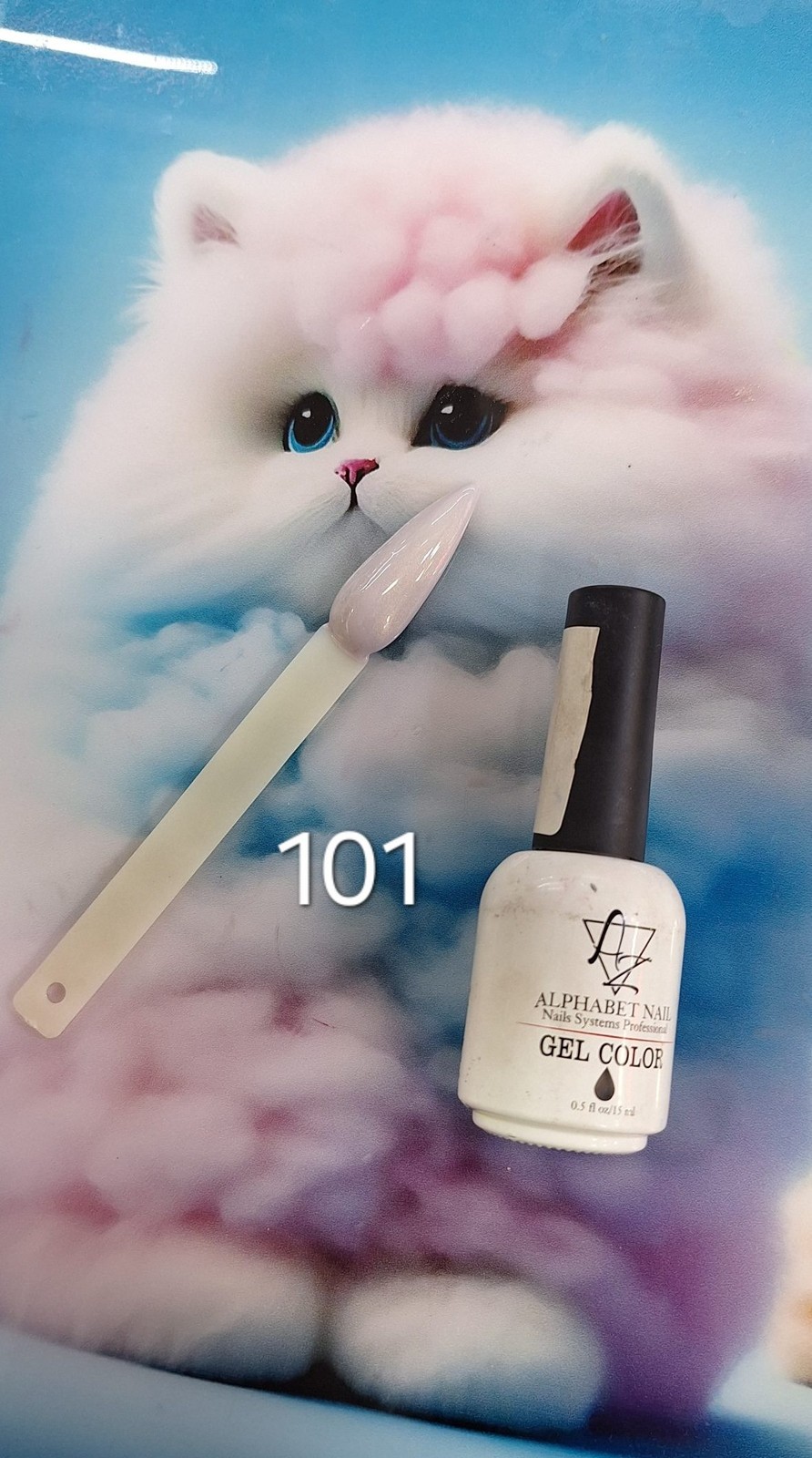 لاک ژل ای زد ALPHABET NAIL شماره 101