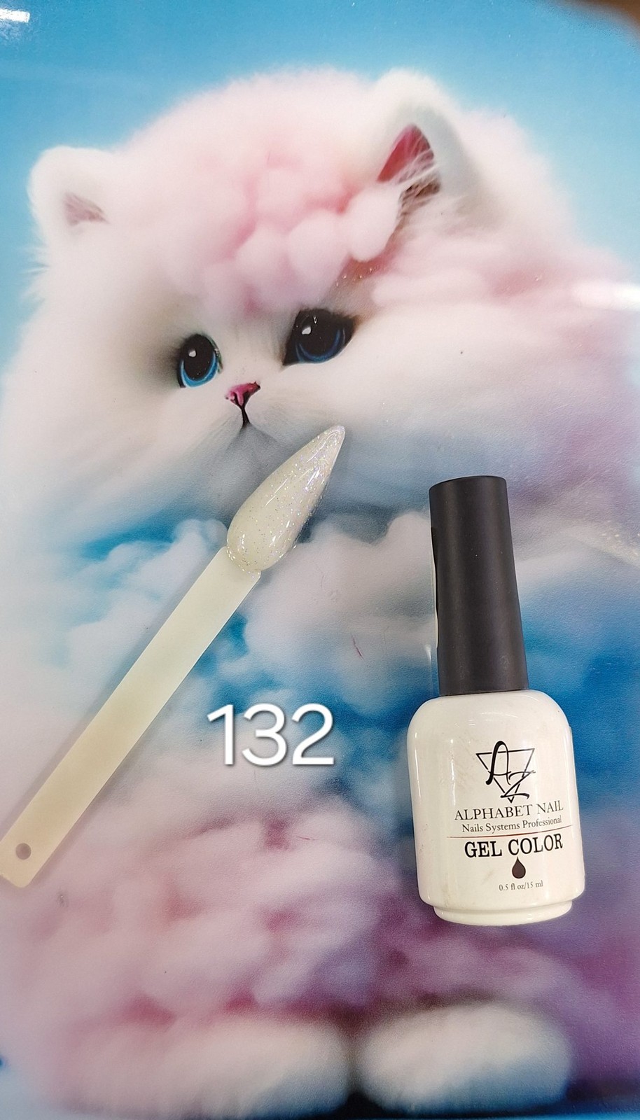لاک ژل ای زد ALPHABET NAIL شماره 132