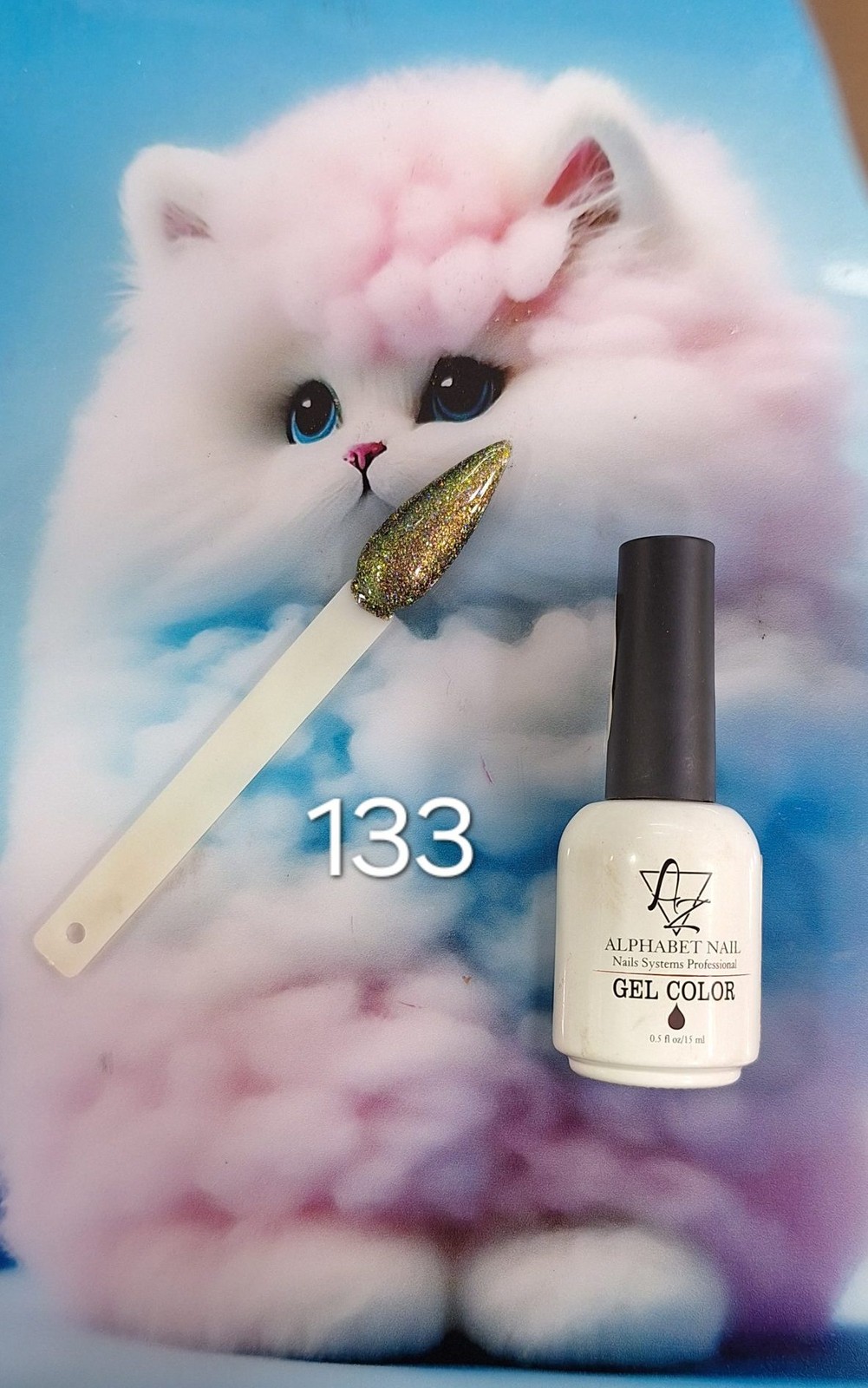 لاک ژل ای زد ALPHABET NAIL شماره 133
