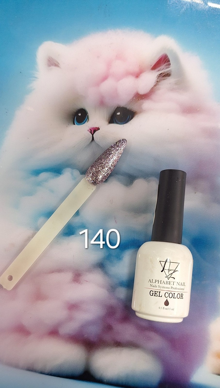 لاک ژل ای زد ALPHABET NAIL شماره 140