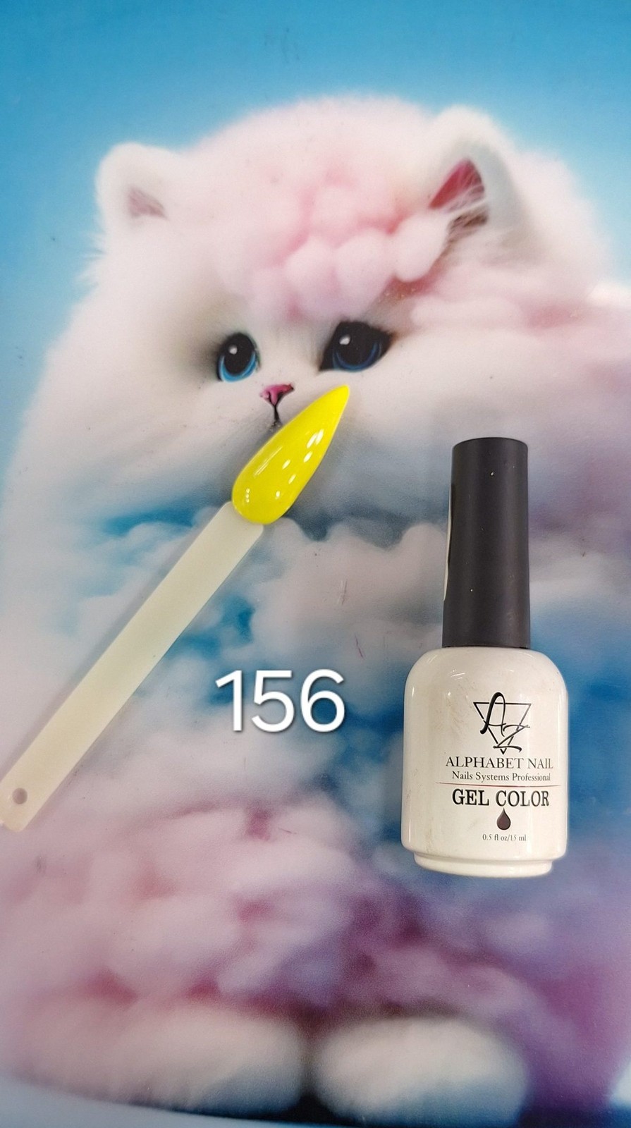 لاک ژل ای زد ALPHABET NAIL شماره 156