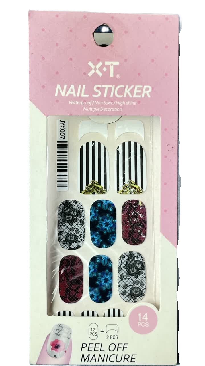 استیکر ناخن کد 4