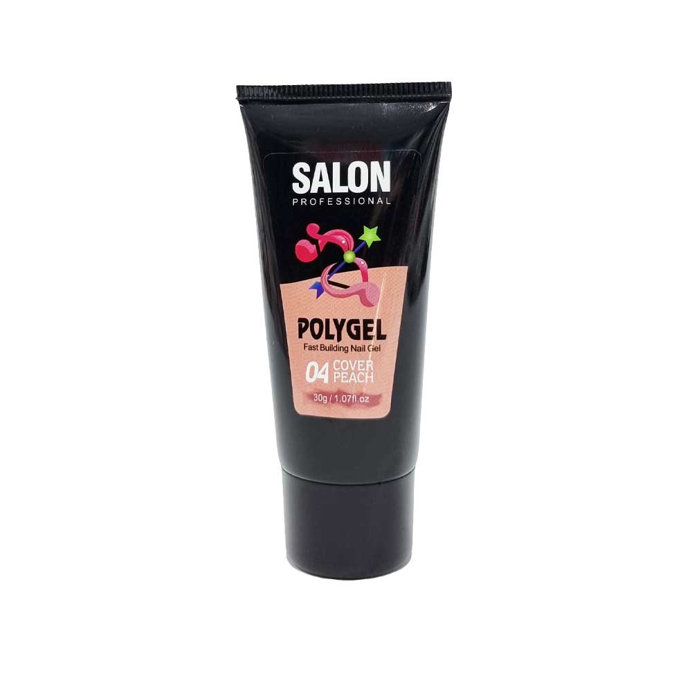 پلی ژل شماره4 سالن SALON COVER PEACH 30G