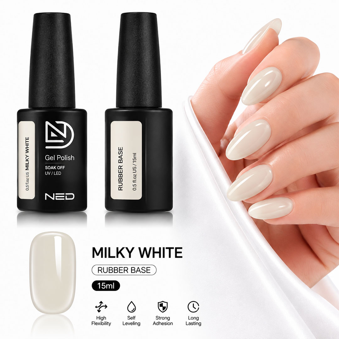 رابربیس برند ند حجم ۱۵ میل کد milky white