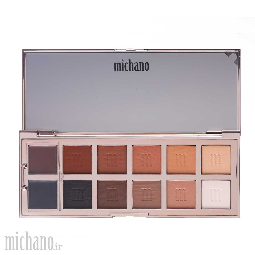 میچانو سایه 12 رنگ NUDEWHISPEREYESHADOW PALETTE
