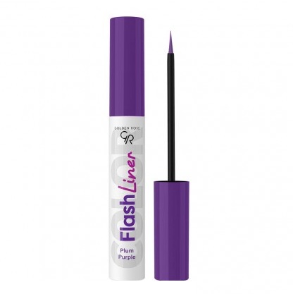 خط چشم رنگی گلدن رز Golden Rose مدل Gr Flash Eyeliner رنگ بنفش Plum Purple شماره 107