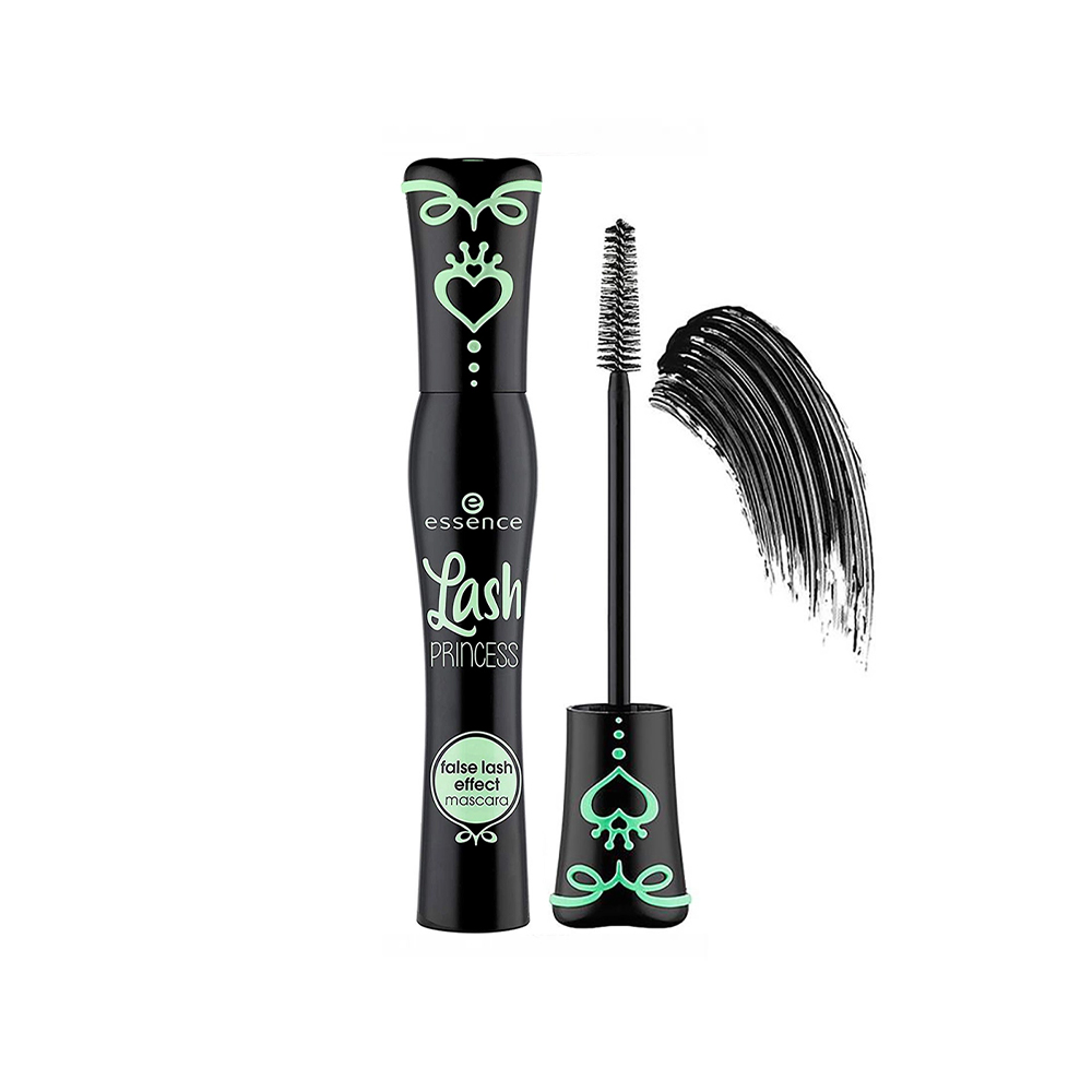 ریمل حجم دهنده بدنه سبز اسنس سری LASH PRINCESS مدل FALSE LASH EFFECT رنگ مشکی حجم 12 میل