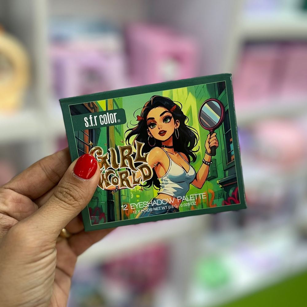 پالت سایه دختر رنگ سبز