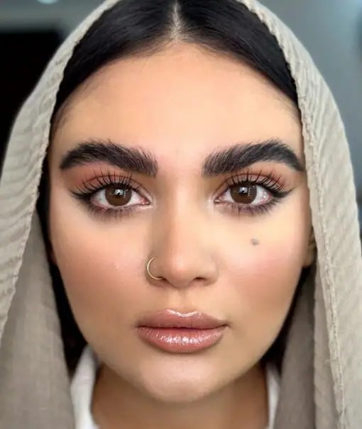 لنز عسلی قهوه ای