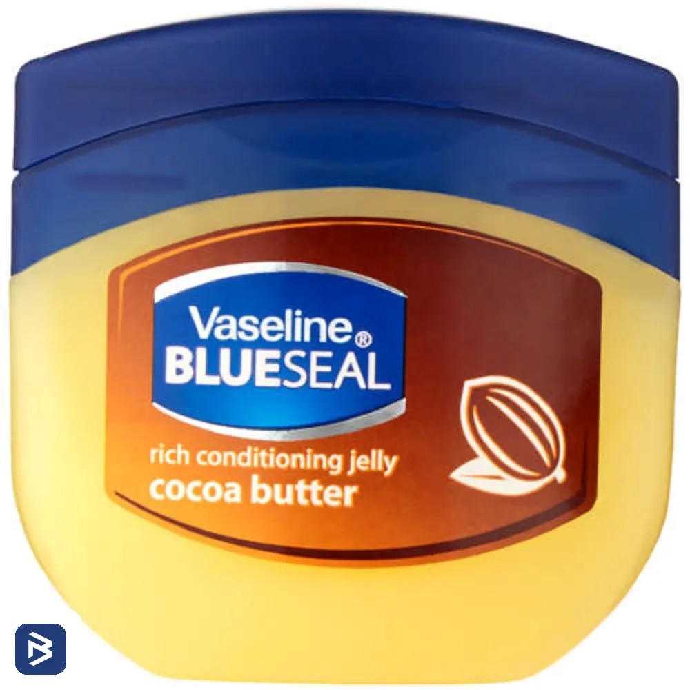 ژل پترولیوم وازلین مدل Cocoa Butter (Blue Seal) حجم ۱۰۰ میلی‌لیتر