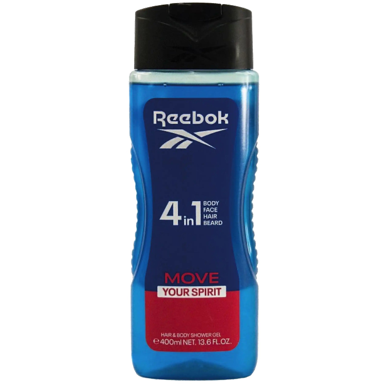 ژل ۴ کاره ۴۰۰ میل موو ریبوک | Reebok Shower Gel Move Your Spirit 4‑in‑1 400 ml