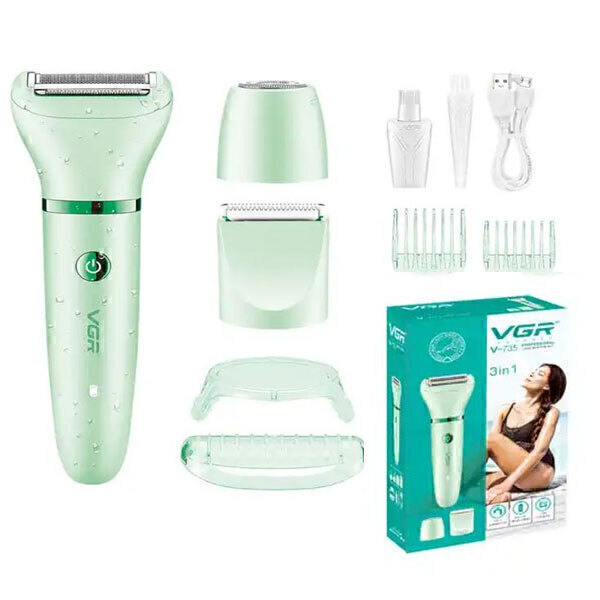 شیور ضد آب وی جی آر اصل با گارانتی 3 سر مدل VGR V 735