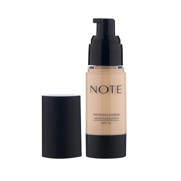 ‫کرم پودر مات نوت اصل پوست چرب اکستریم با NOTE Foundation spf 15