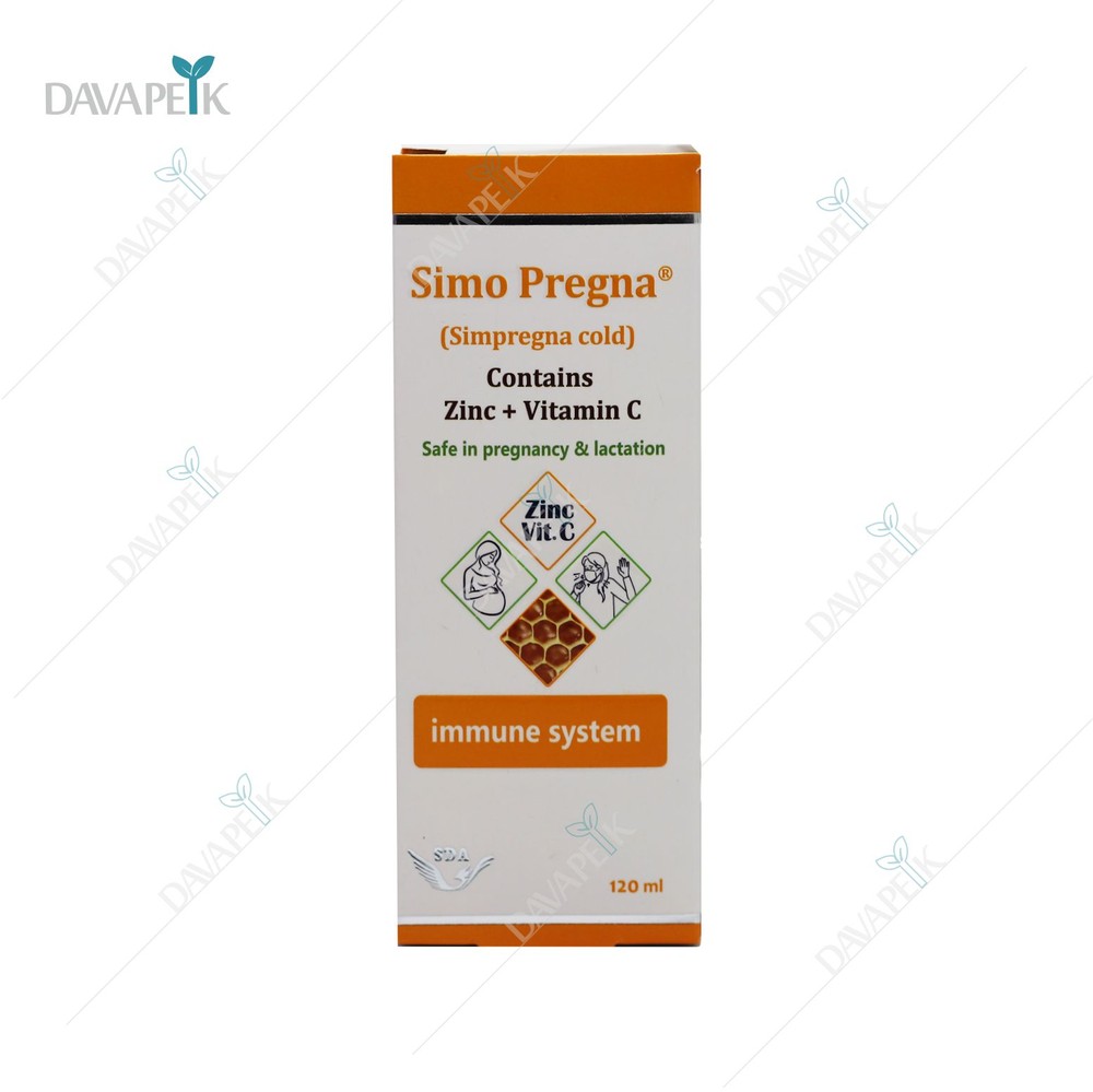 سیمو پرگنا شربت تقویت سیستم ایمنی سیمرغ داروی عطار - Sda Simo Pregna Immune System Syrup