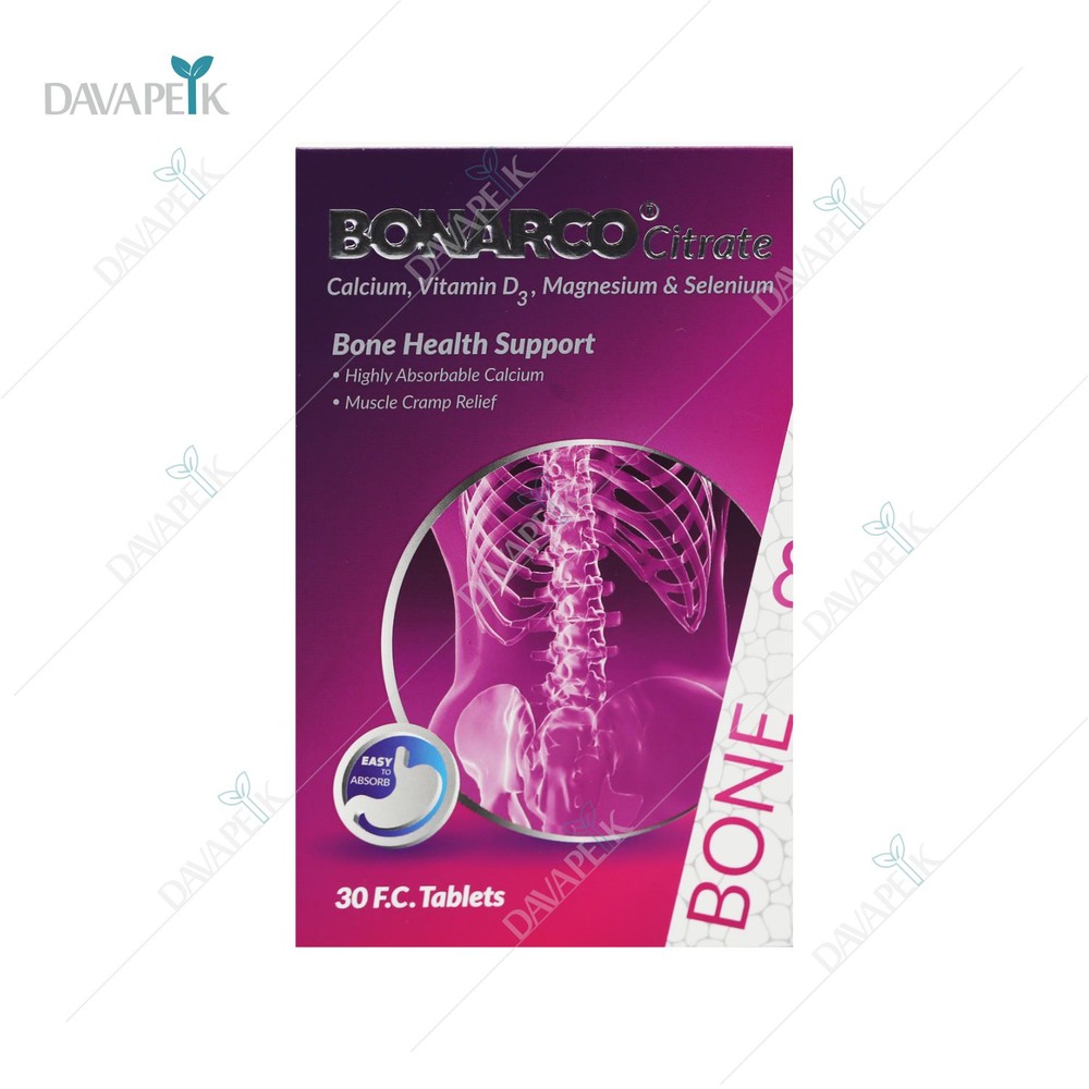 بون آرکو سیترات عبیدی - Abidi Bonarco Citrate Tablets