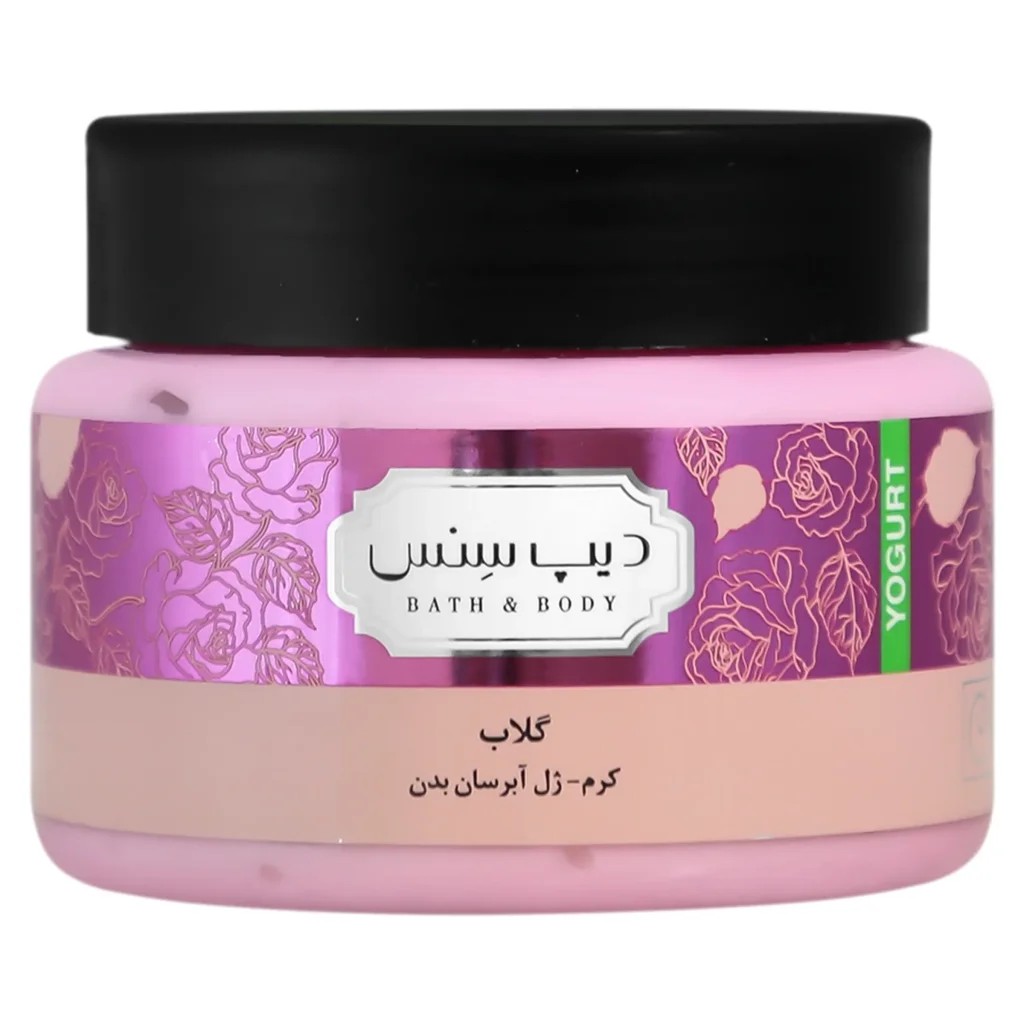 کرم ژل آبرسان بدن دیپ سنس (حاوی گلاب)