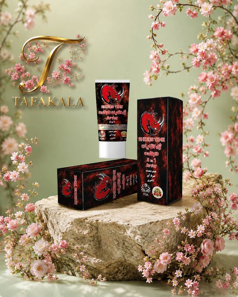 ژل سه کاره کرگدن آقایان (تاخیر، نعوظ، حجم دهنده) برند راینوس تایم