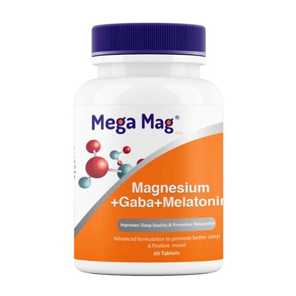 مگا مگ منیزیم + گابا +ملاتونین قرص 60ع