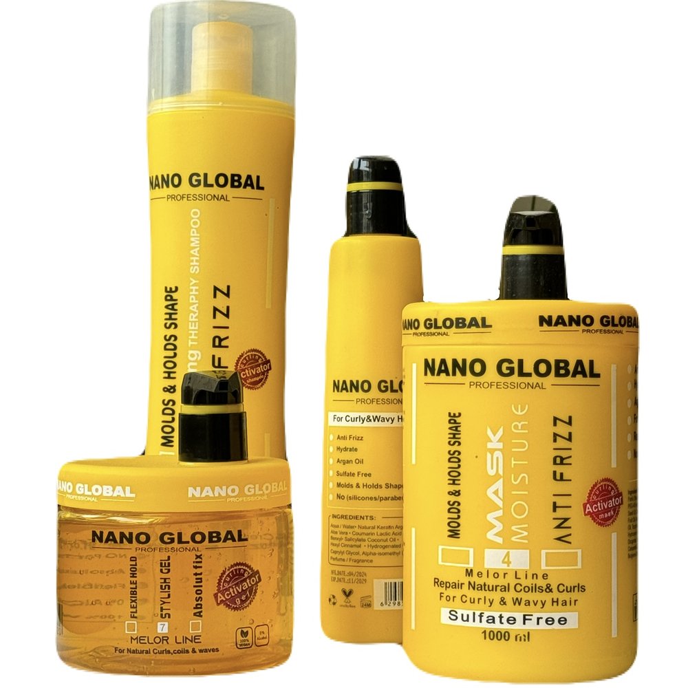 پک 4تایی محصولات نانوگلوبال زرد NanoGlobal