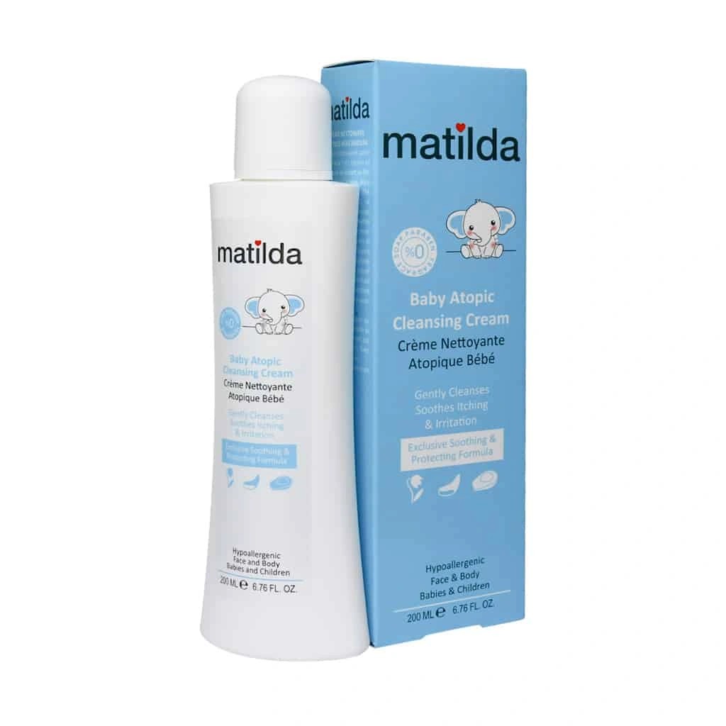 پاک کننده کرمی آتوپیک کودک ماتیلدا 200 میلی لیتر (Matilda Baby Atopic Cleansing Cream)