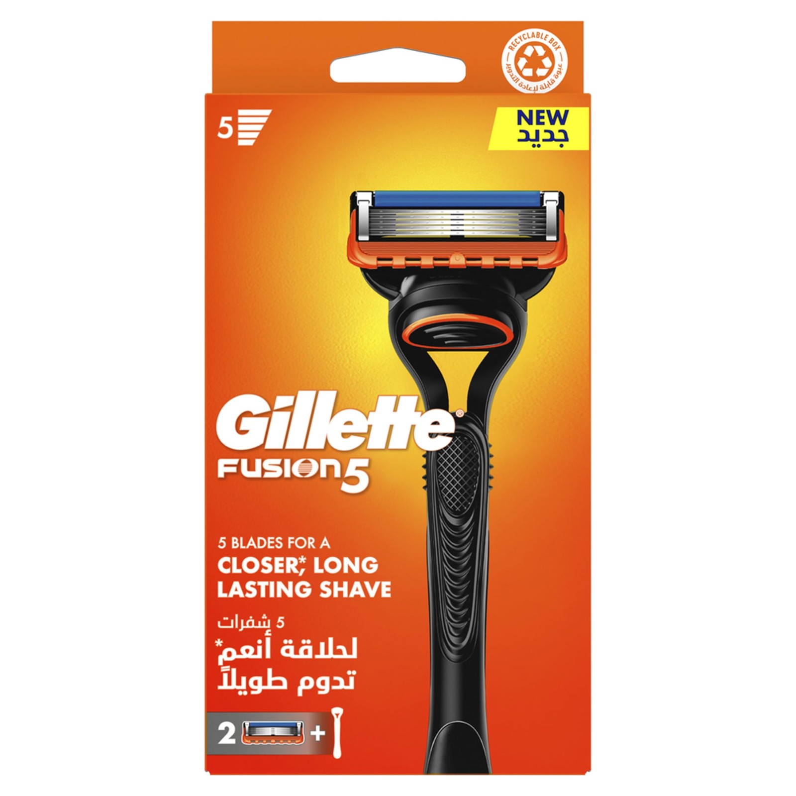 ریش‌تراش دستی مردانه Gillette Fusion5