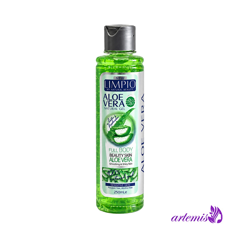 ژل آلوئه ورا لیمپیو Limpio مدل Aloe Vera Natural Gel حجم 250 میلی لیتر