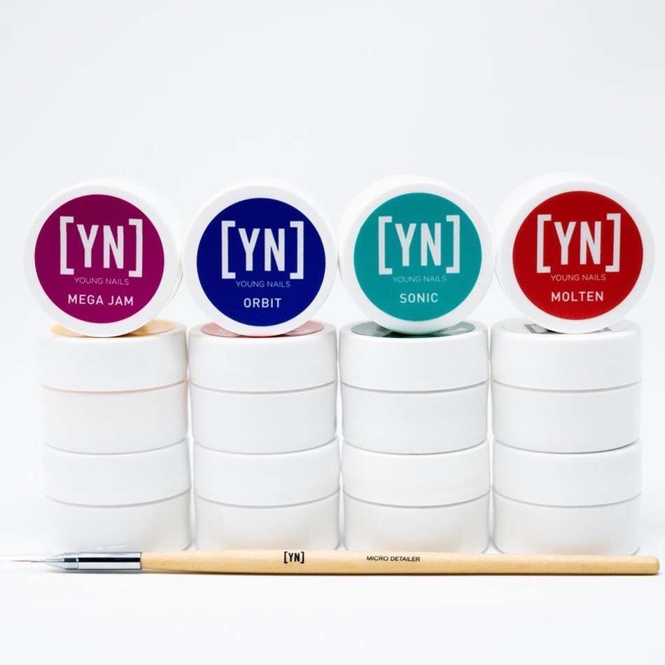 پک ژل طراحی + قلم دیتیلر YN - Jaklin Nail