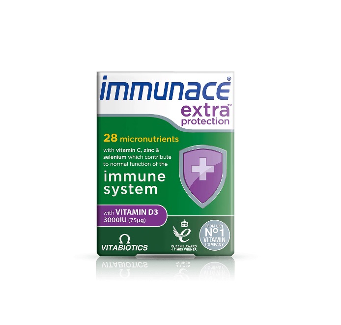 مکمل ایمیونس اکسترا ویتابیوتیکس 30 عددی Immunace Extra Protection