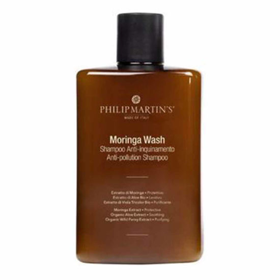 شامپو آرامبخش و ضد آلودگی مو فیلیپ مارتینز PHILIP MARTINS مدل Moringa Wash حجم 320 میل