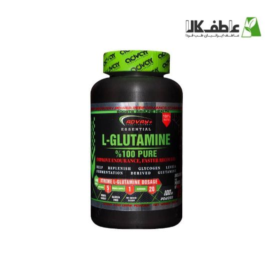 مکمل L-Glutamine 100% Pure برند Advay+ (100 گرم)
