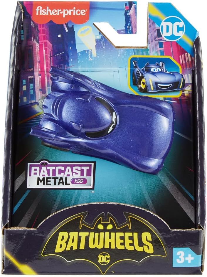 خودروی اسباب‌بازی Fisher-Price DC Batwheels Bam The Batmobile در مقیاس 1:55