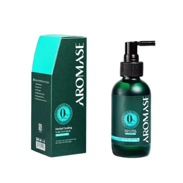اسپری مراقبتی پوست سر و خنک کننده گیاهی Aromase | امی‌بیوتی