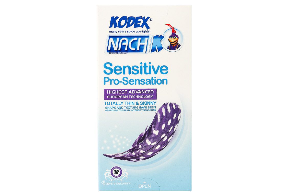 کاندوم کدکس حساس ( سنسیتیو ) Sensitive Pro-Sensation نازک بسته ۱۲ عددی