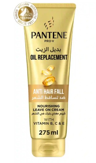 کرم مو مغذی و ضد ریزش بعد حمام پنتن / Pantene Anti Hair Fall Oil Replacement 275 ML