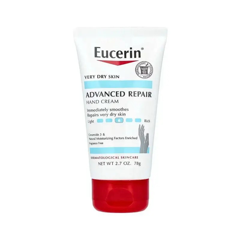 کرم دست اوسرین ادونس ریپیر مخصوص پوست خیلی خشک | Eucerin VERY DRY SKIN ADVANCED REPAIR HAND CREAM 78 gr
