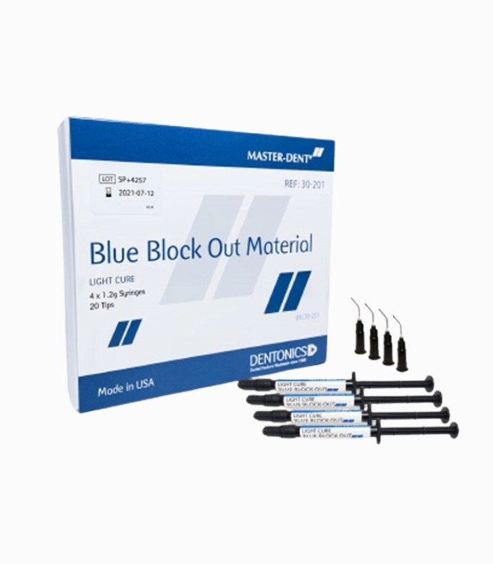 ژل محافظ لثه لایت کیور مستردنت – Masterdent Blue Block-Out