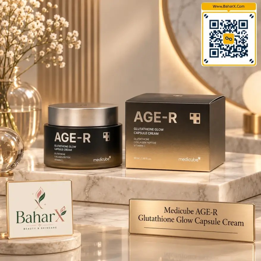 کرم کپسولی گلوتاتیون مدی‌کیوب AGE-R Glutathione Glow
