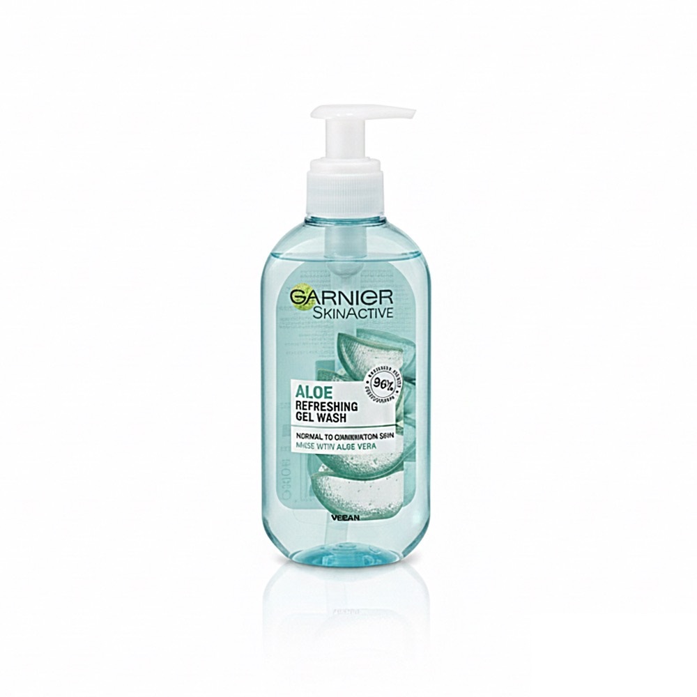 ژل شستشوی آلوئه ورا گارنیر Garnier Aloe Refreshing Gel Wash حجم ۲۰۰ میل